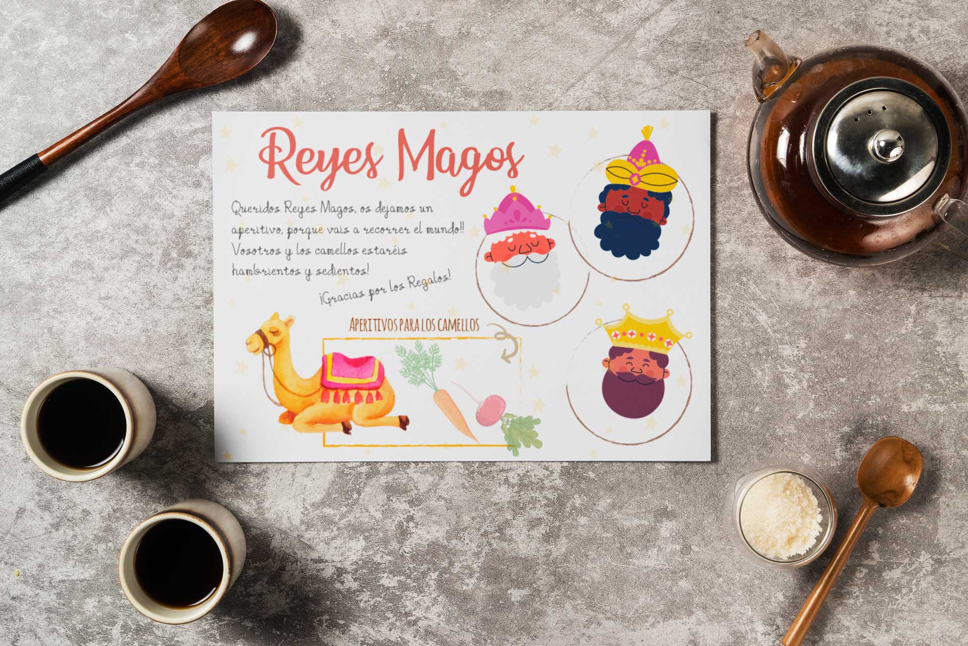 Mantel Individual Reyes Magos