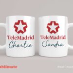Taza de café personalizada con logotipo_Telemadrid