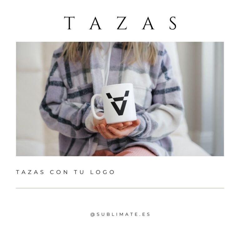 Taza de café personalizada con logotipo