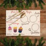 Salvamanteles Personalizados de Lino con diseño de los Reyes Magos