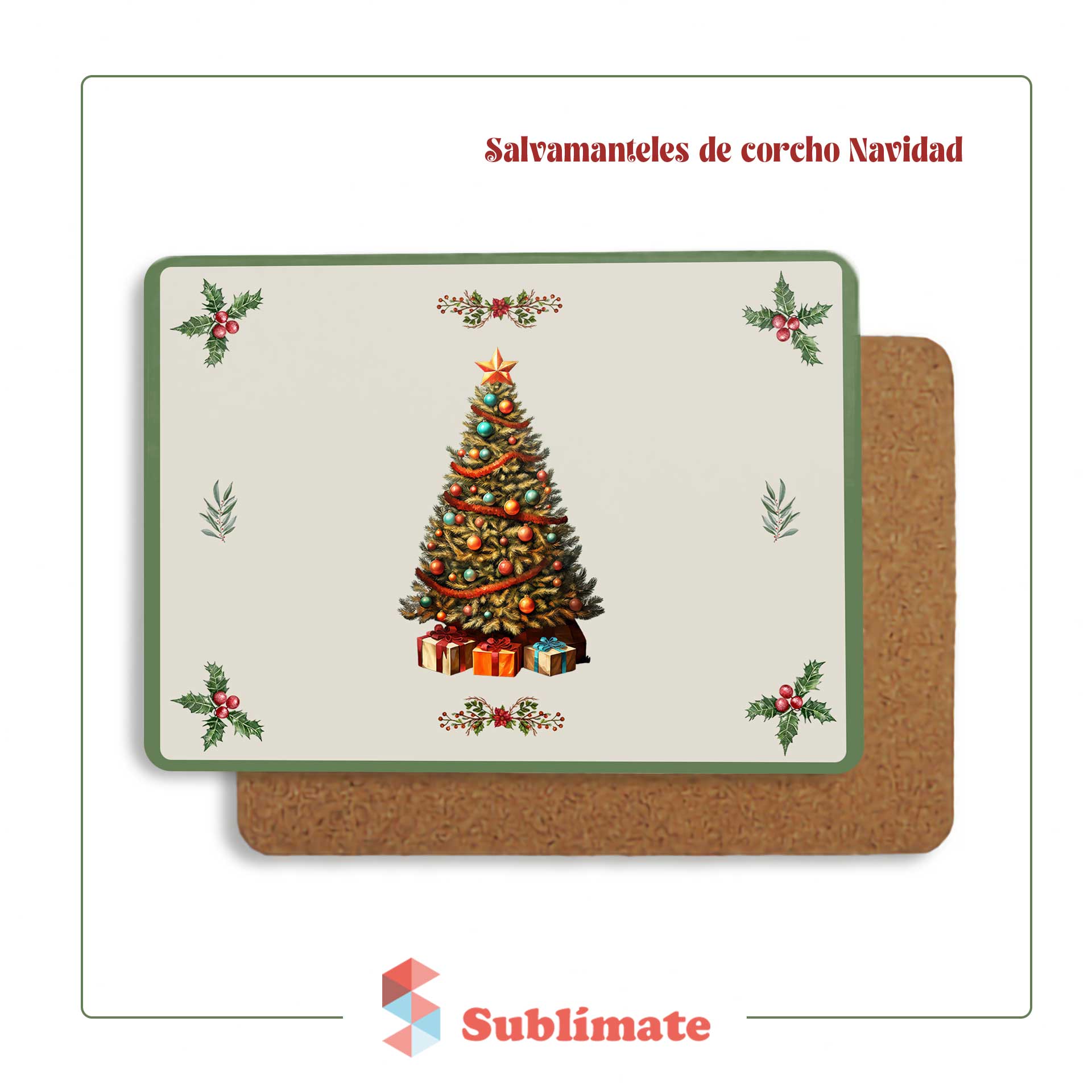 Mantel Individual de Navidad