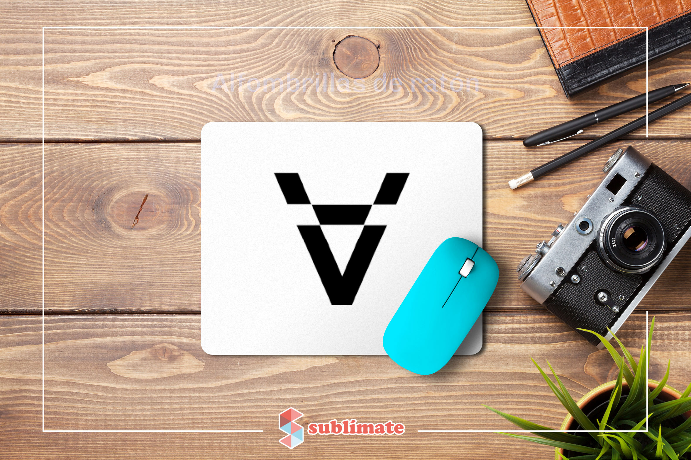 Alfombrilla de Ratón simil piel Personalizado