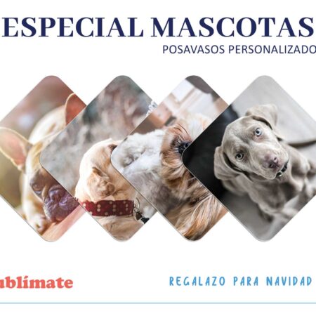 Posavasos Personalizados Especial Mascotas
