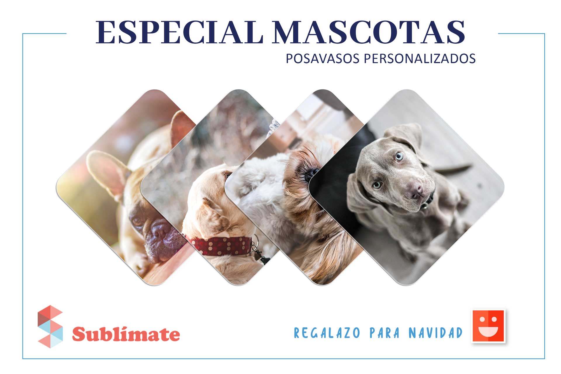 Posavasos Personalizados Especial Mascotas