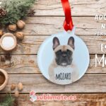 Adornos de Navidad Personalizados foto perro