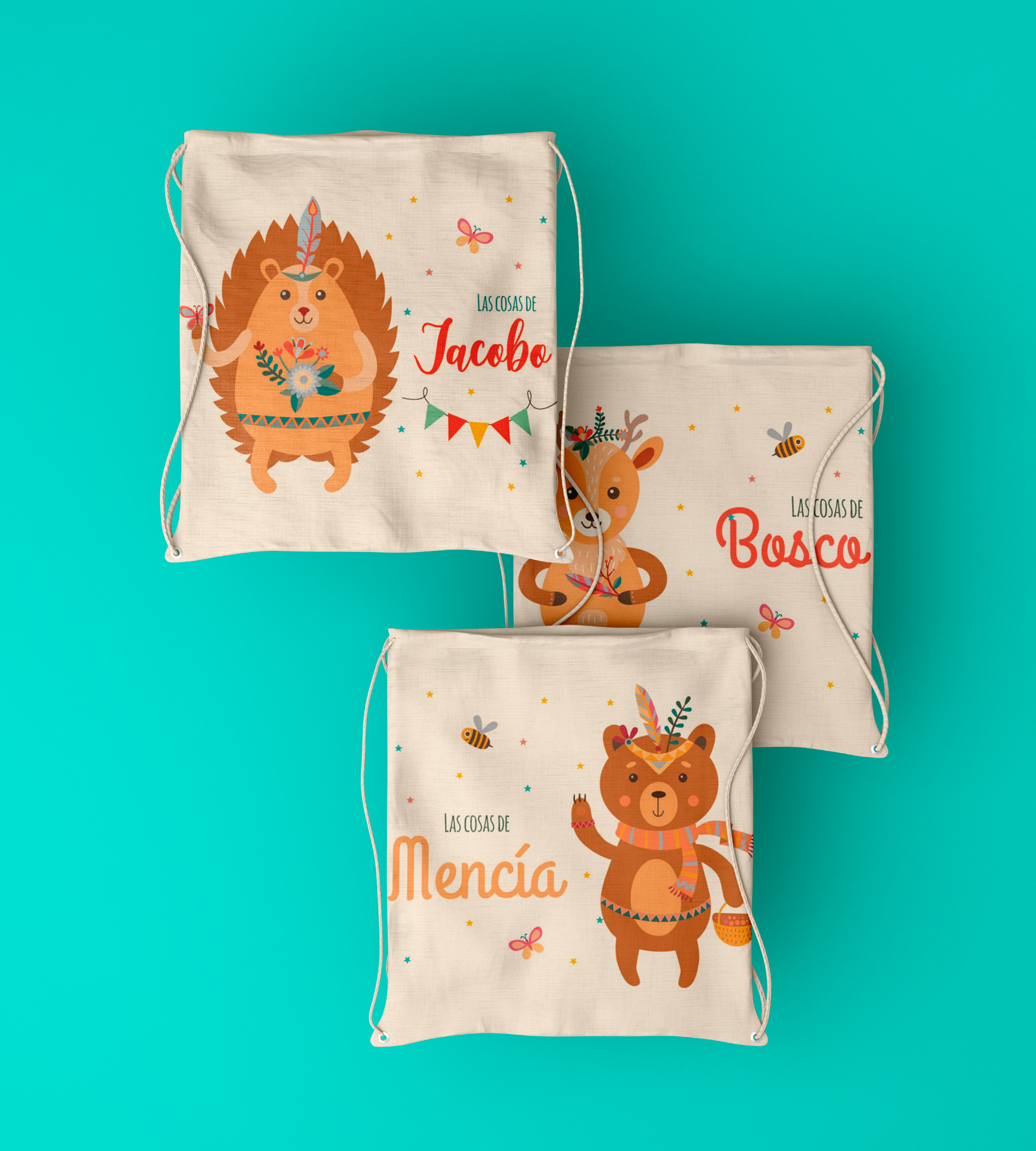 Mochila de cuerdas Infantil Personalizada