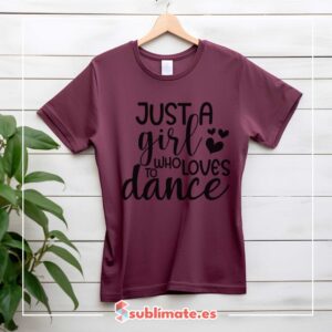 camiseta-de-mujer-just-a-girl-who-loves-to-dance