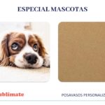 Pack 4 Posavasos Personalizados Especial Mascotas