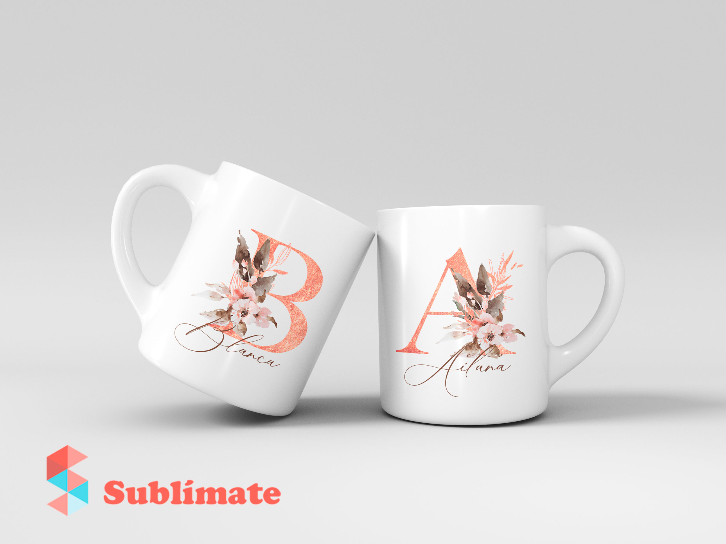 Taza Personalizada con Inicial y Nombre