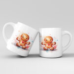 Taza de café Navidad con Cookie