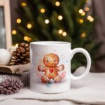 Taza de café Navidad con Cookie