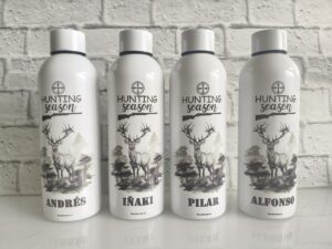 Botella térmica para cazadores personalizably sostenible