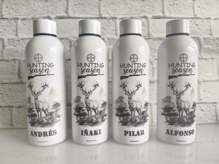 Botella térmica para cazadores personalizably sostenible