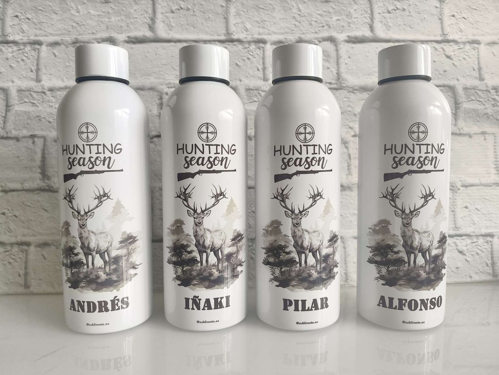 Botella térmica para cazadores personalizably sostenible