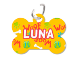 Chapas personalizadas identificativas para perros LUNA