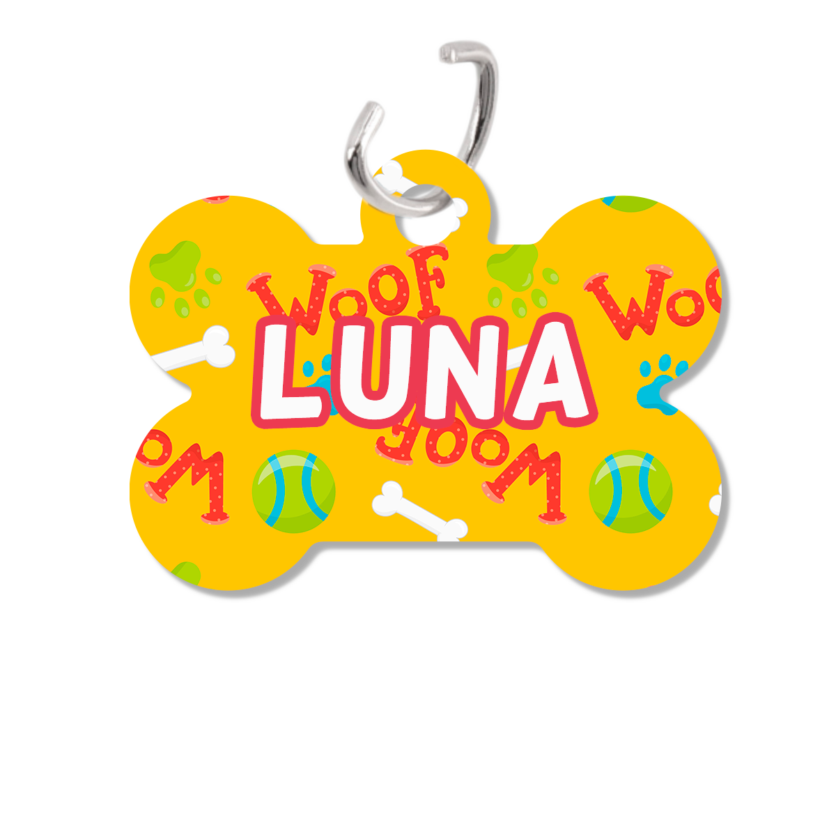 Chapas personalizadas identificativas para perros LUNA