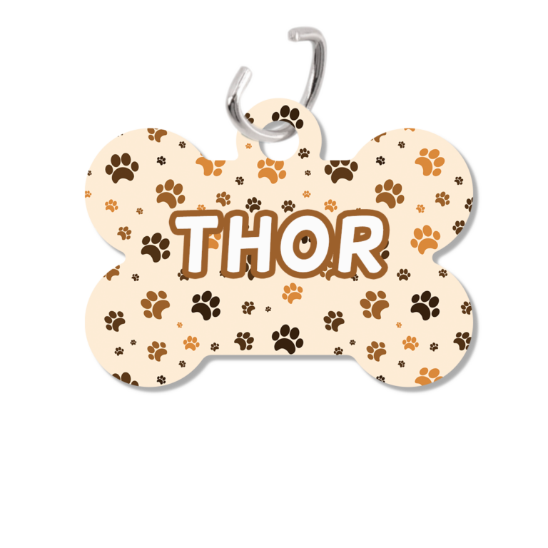 Chapas personalizadas identificativas para perros THOR