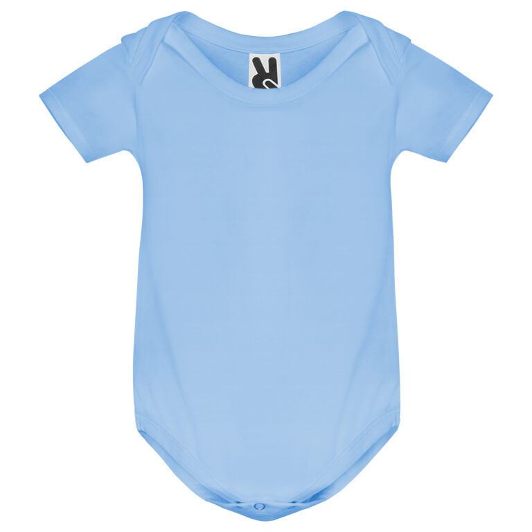 Body bebe azul celeste sin diseño