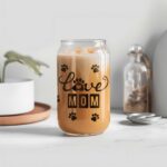 VASO VIDRIO PERSONALIZADO LOVE MON