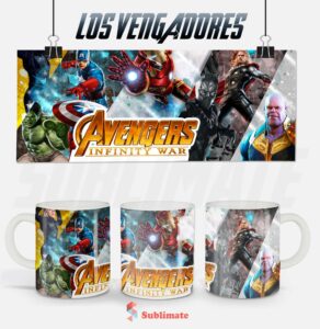 Taza cerámica Los Vengadores