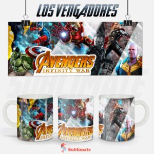 Taza cerámica Los Vengadores