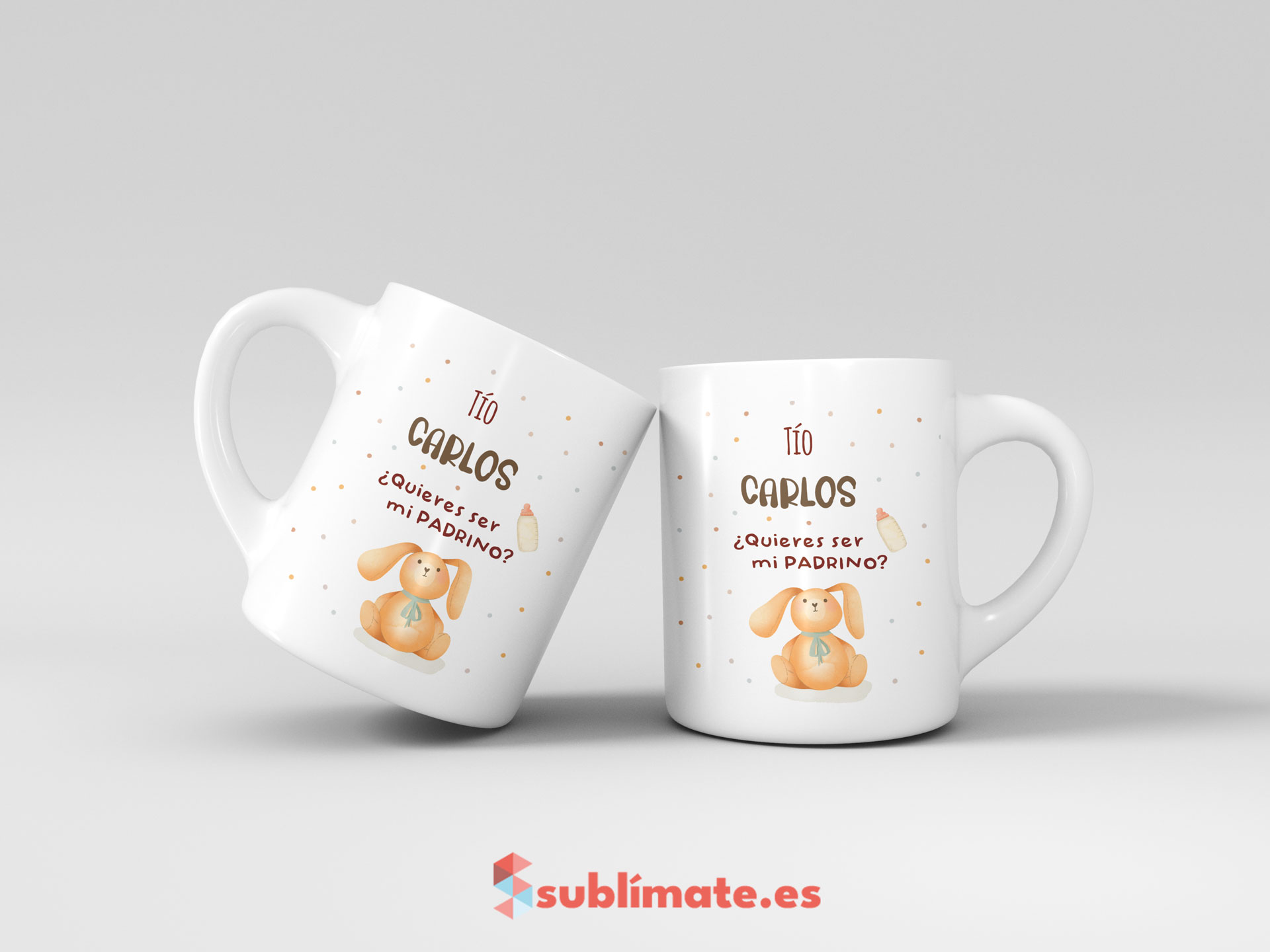 Taza personalizada ¿Quieres ser mi padrino?