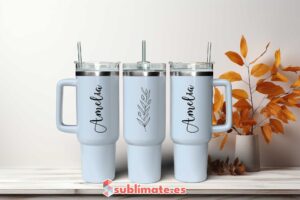 Vaso personalizado con nombre 40 oz 1 l.