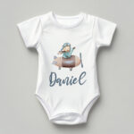 Body de bebé personalizado con diseño infantil_avion
