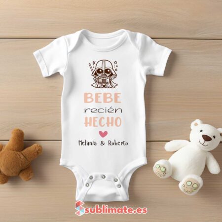 Body bebe blanco Darth Vader, Bebe recién hecho