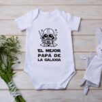 Body bebe blanco Darth Vader, el mejor papa de la galaxia