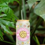 Vaso de cristal Cafecito y Chisme 16oz