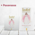 Pack Taza y Posavasos Primera Comunión Niña
