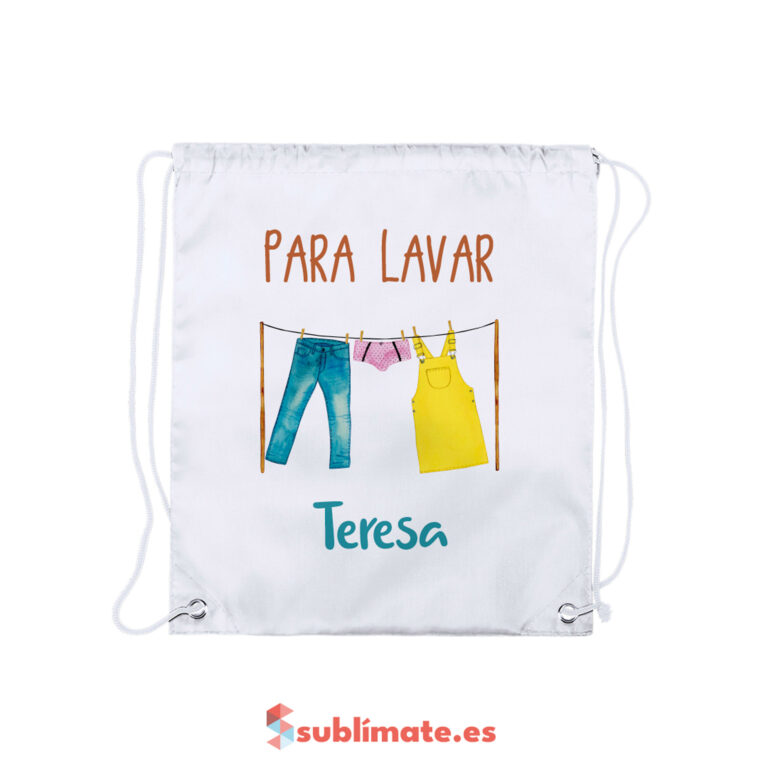 Mochila Laundry de viaje con cordón_Para Lavar