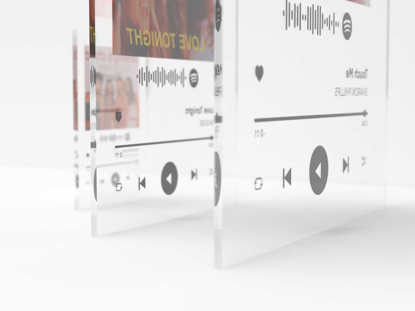 Placa Spotify Personalizada Metacrilato