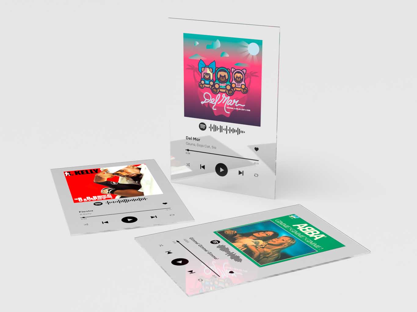 Placa Spotify Personalizada Metacrilato