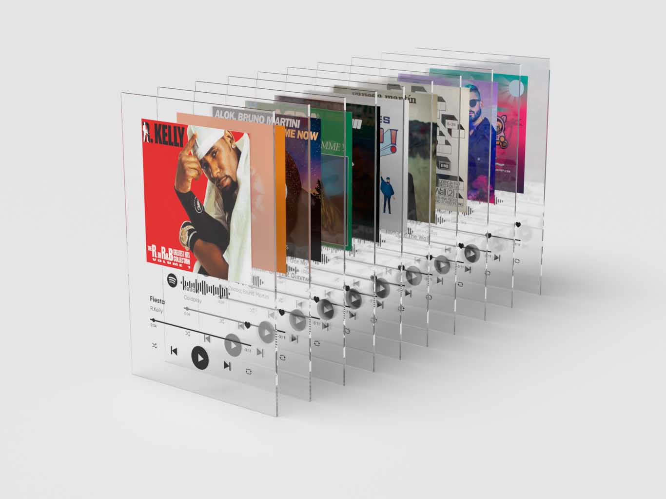 Placa Spotify Personalizada Metacrilato