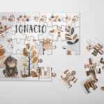 Puzles infantiles personalizados con nombre y dibujo