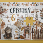 Puzles infantiles personalizados con nombre y dibujo