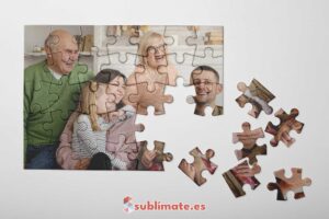 Puzles infantiles personalizados con fotos de familia