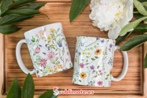Taza Personalizada - Wildflowers