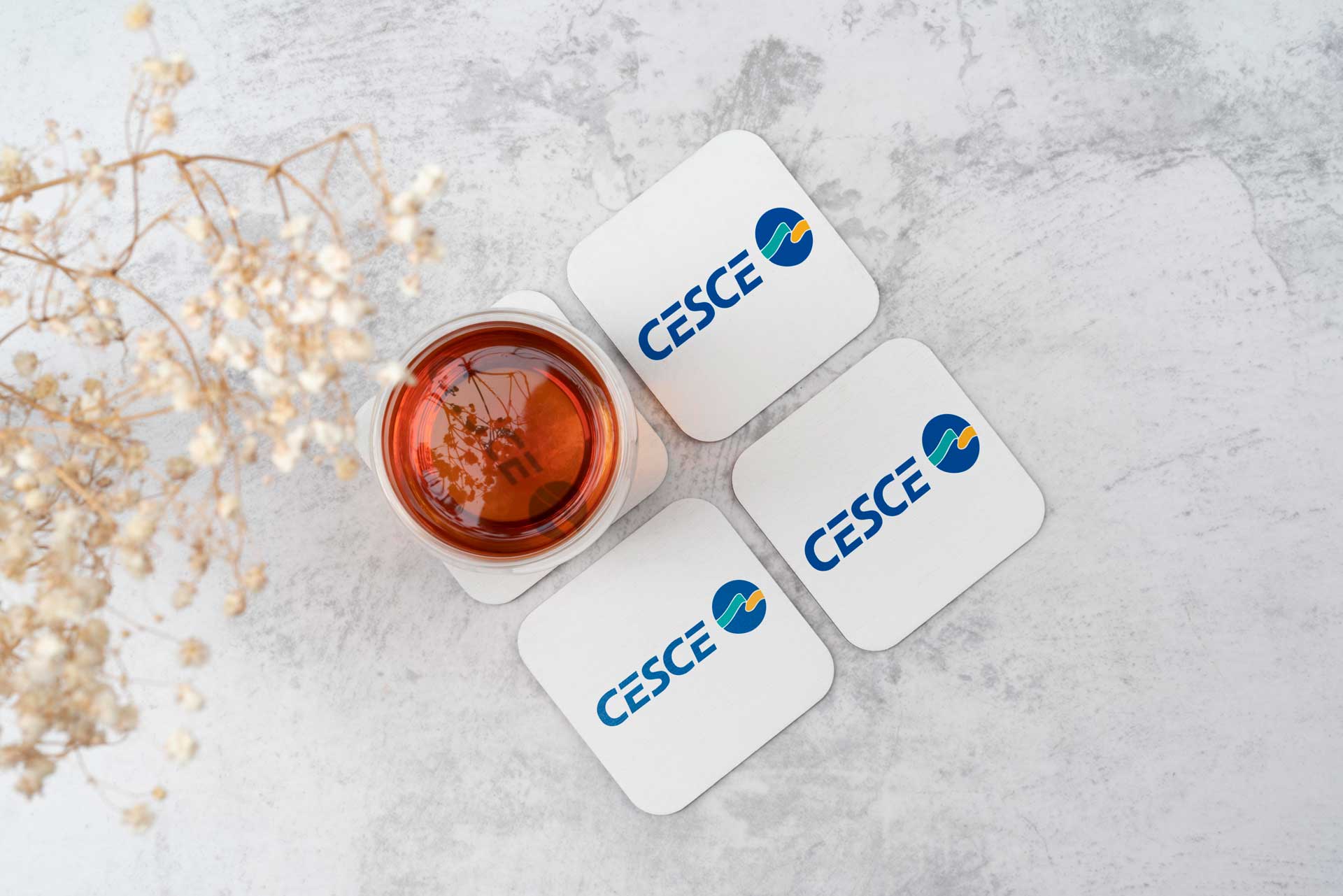 Posavasos Personalizados con Logotipo