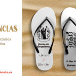 Chanclas personalizadas para Bodas