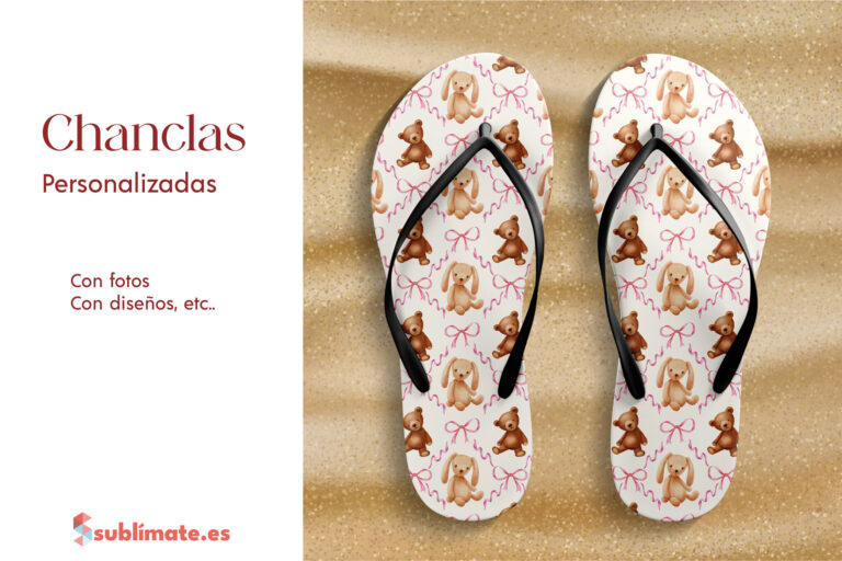 chanclas personalizadas para eventos