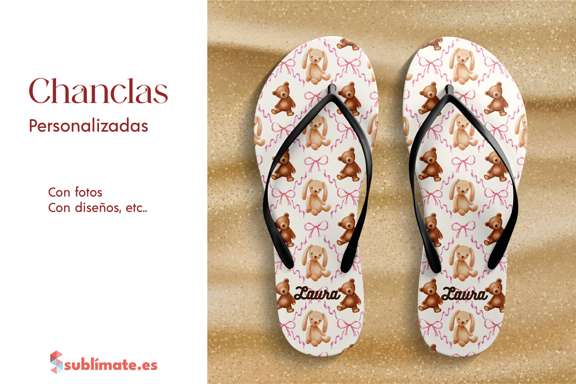 chanclas personalizadas para eventos