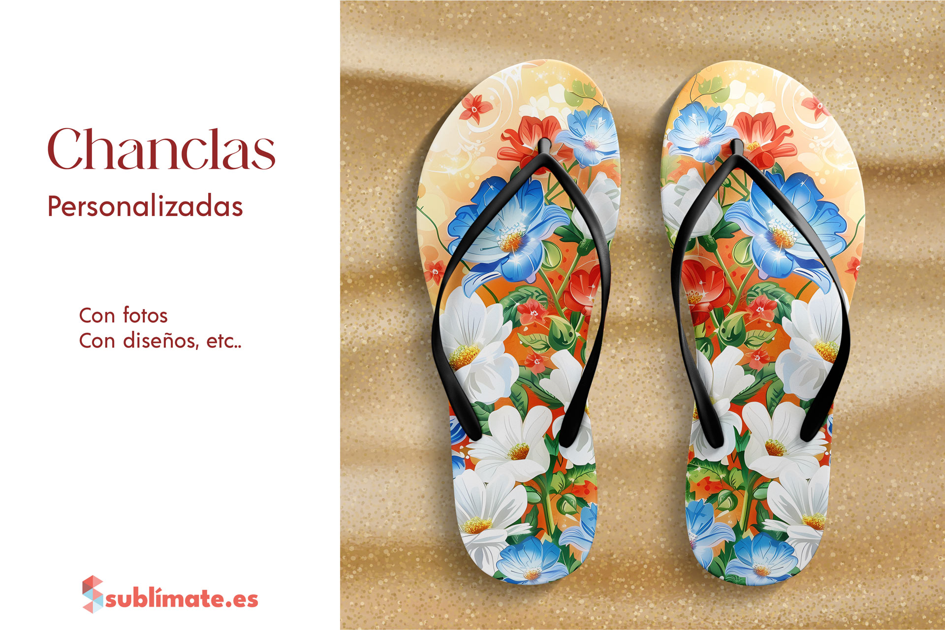 chanclas personalizadas para eventos