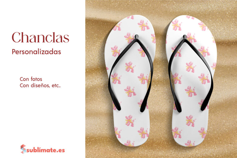 chanclas personalizadas para eventos
