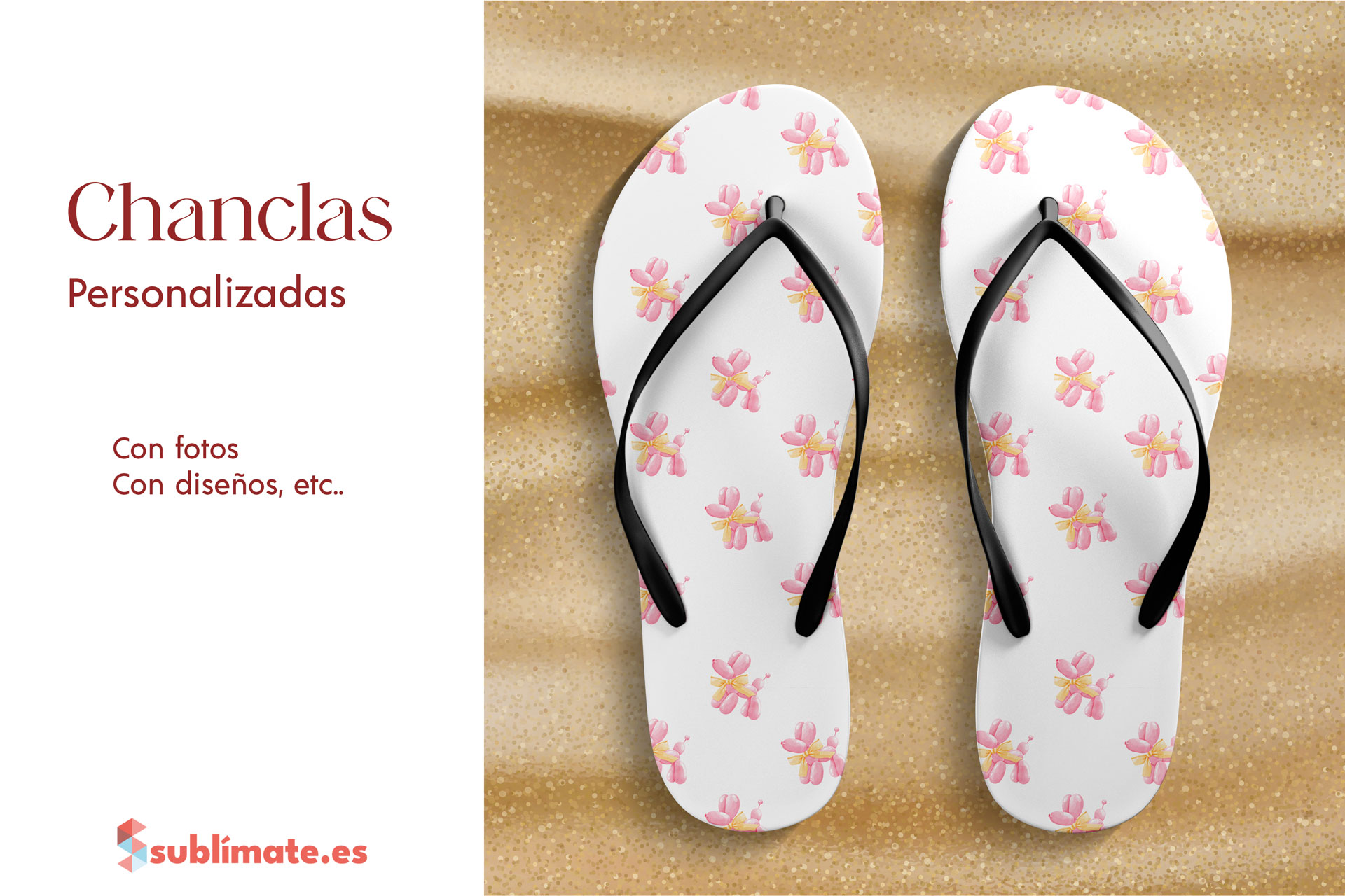 chanclas personalizadas para eventos