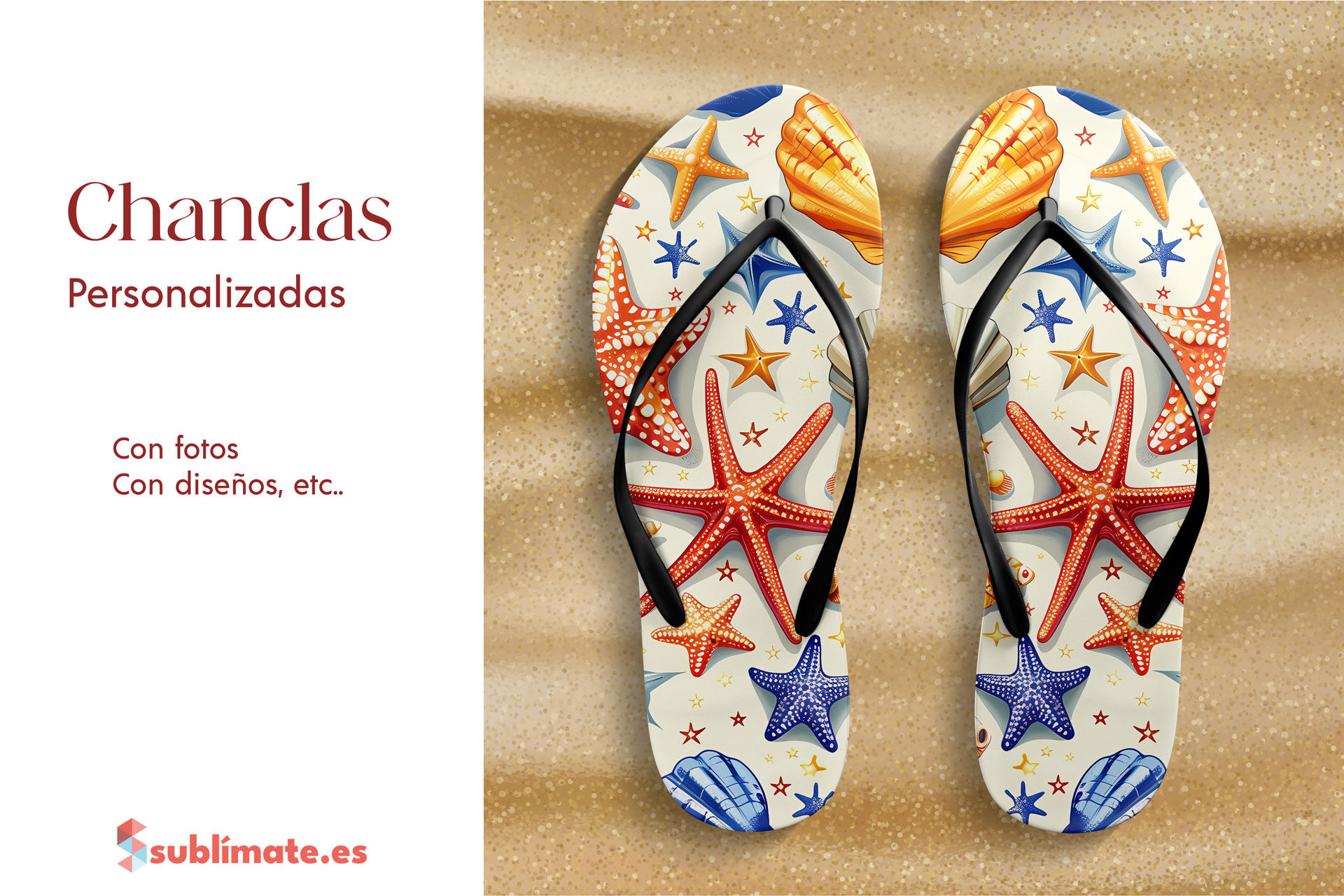 chanclas personalizadas para eventos