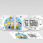 Taza Snoopy "Sonríe y el Mundo Sonreirá Contigo" - Regalo Original y Divertido 2