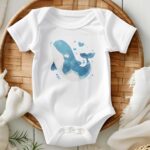 Body bebe personalizado Sea Life_Ballena